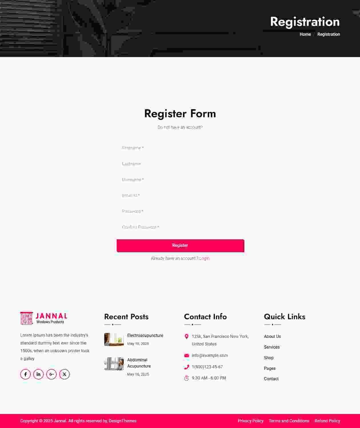 Registeration
